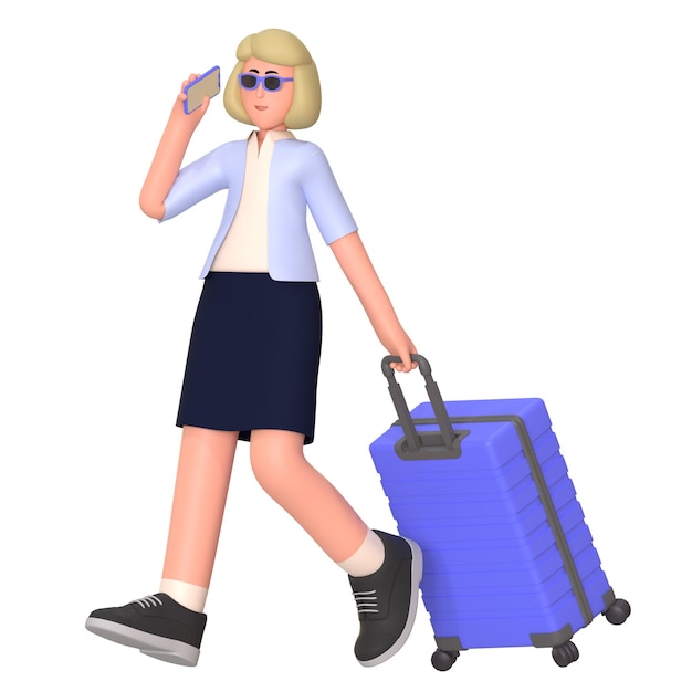 Agenzia per viaggi d'affari in 3D