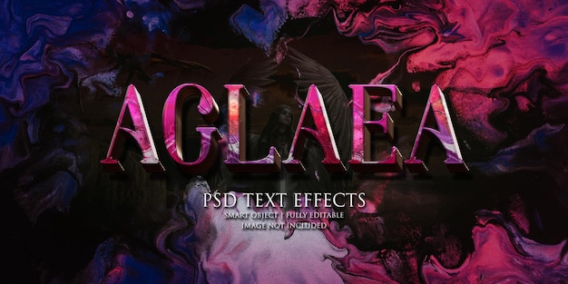 AGLAEA TEXT EFFECT