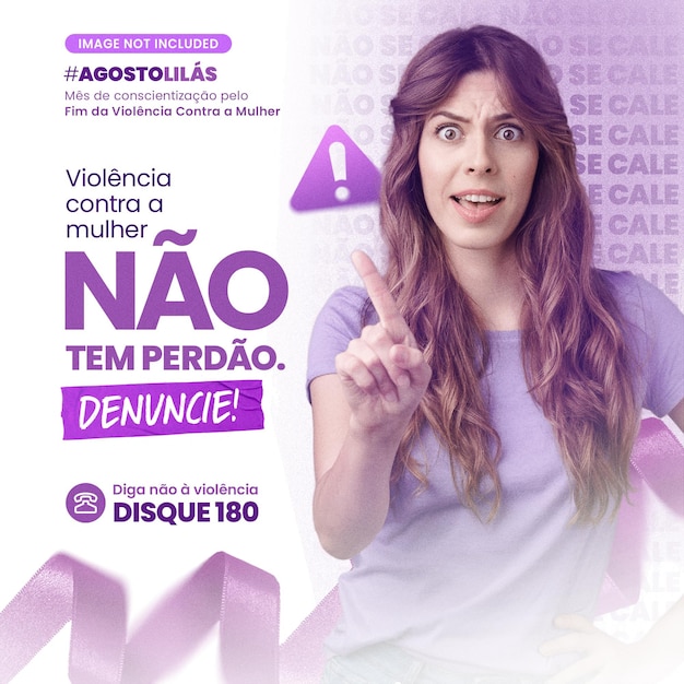 Agosto lilas combate violencia contra a mulher