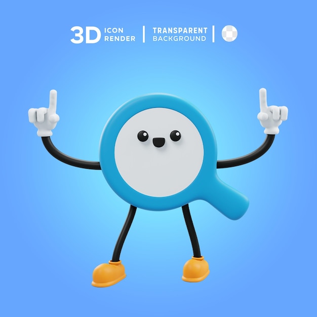 PSD agrandir l'illustration de la pose de l'icône 3d