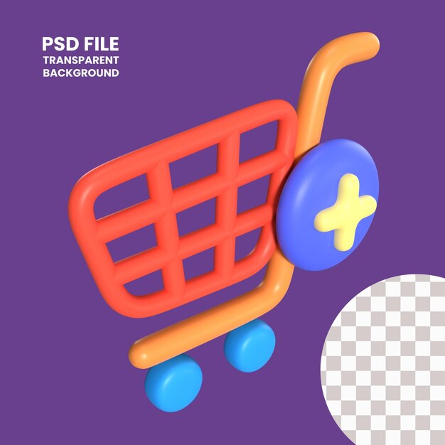 Agregar al carrito Icono de ilustración 3D