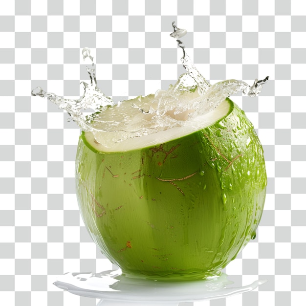agua de coco fondo transparente