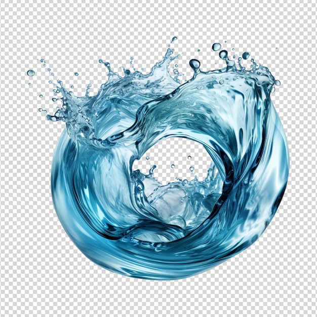 PSD agua transparente