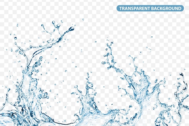 PSD agua transparente