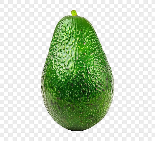 Aguacado de frutas tropicales aislado sobre un fondo transparente