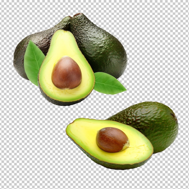 PSD el aguacate sin fondo png