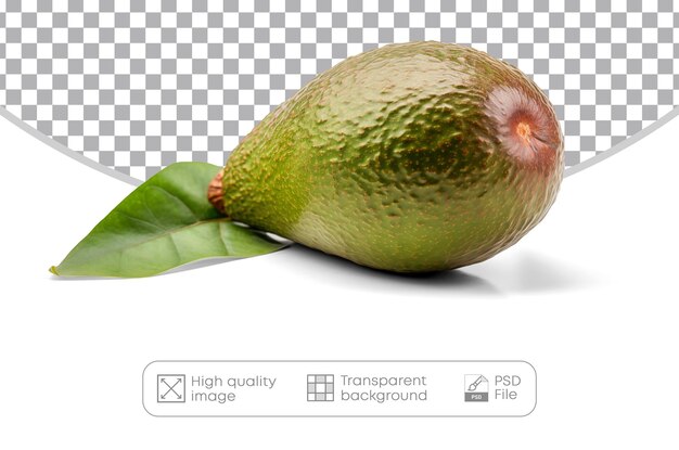 PSD aguacate en un fondo transparente fotografía digital png