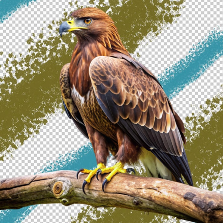 PSD águila para la ilustración del festival nacional del mes de la herencia hispana