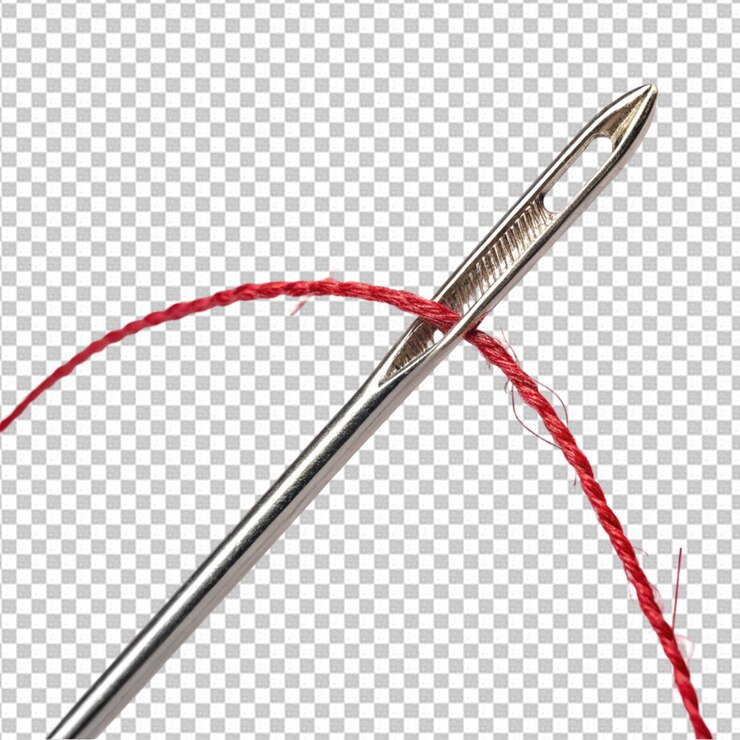 PSD aguja de coser con hilo