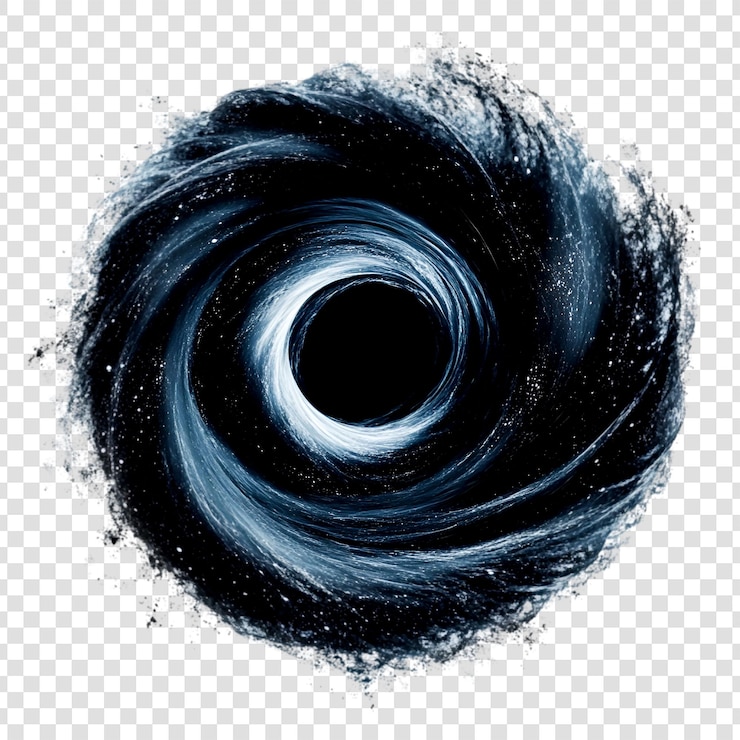 PSD el agujero negro girando el misterio cósmico el espacio oscuro la nebulosa la galaxia espiral