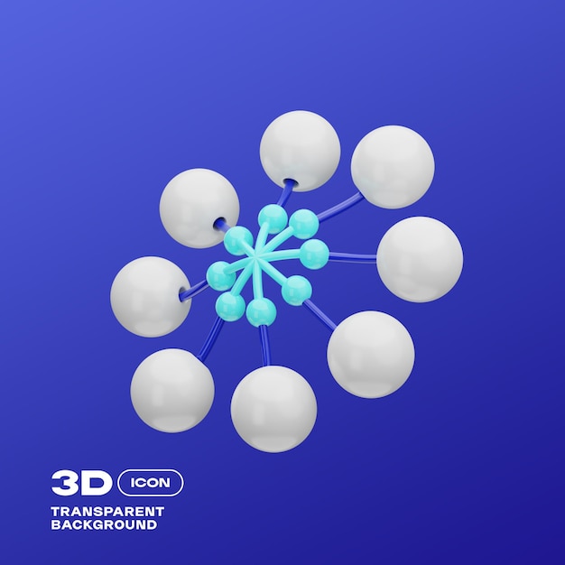 AI Artificial Intelligence Assistant 3D Icon PNG Template