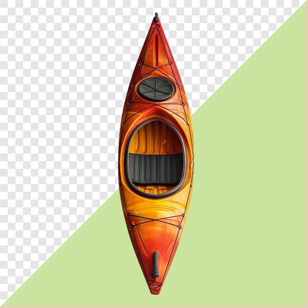 AI generativa de imágenes aisladas de fondo transparente en kayak