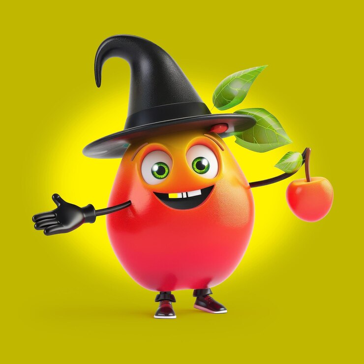 PSD ai mascotte del personaggio fruit