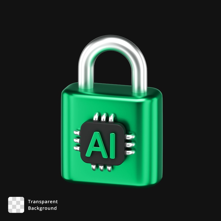 PSD ai powered security padlock