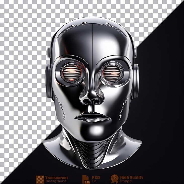 PSD ai robótica el arte aislado