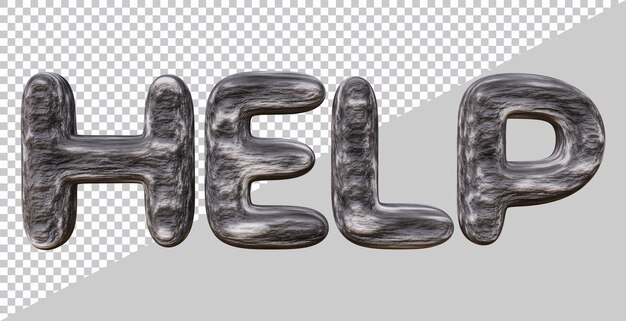 Aide à la conception de texte avec un style d'effet moderne 3d