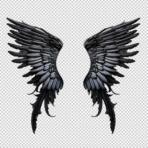 PSD ailes maléfiques noires