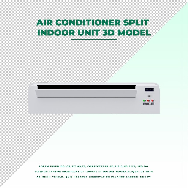 PSD aire acondicionado split unidad interior