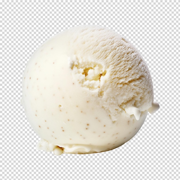 Aislado de helado sobre fondo blanco
