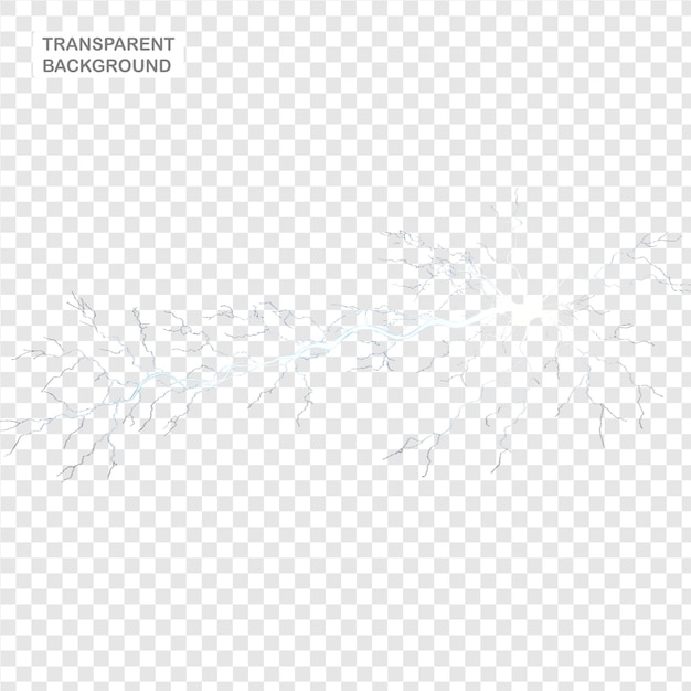 Aislado en transparente PNG relámpago y efecto trueno luz magia golpe eléctrico
