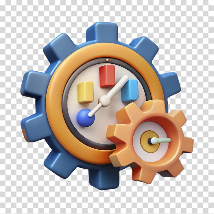 PSD ajuste del reloj de engranaje 3d