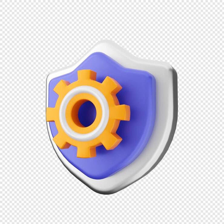 PSD ajustes de protección de seguridad del escudo 3d