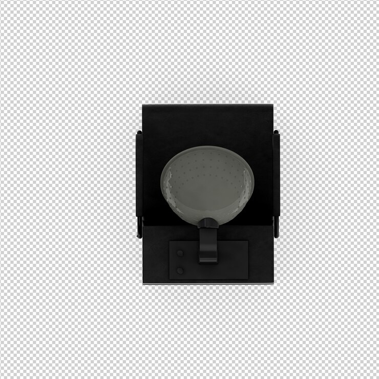 PSD aksesori kecantikan isometrik render 3d terisolasi