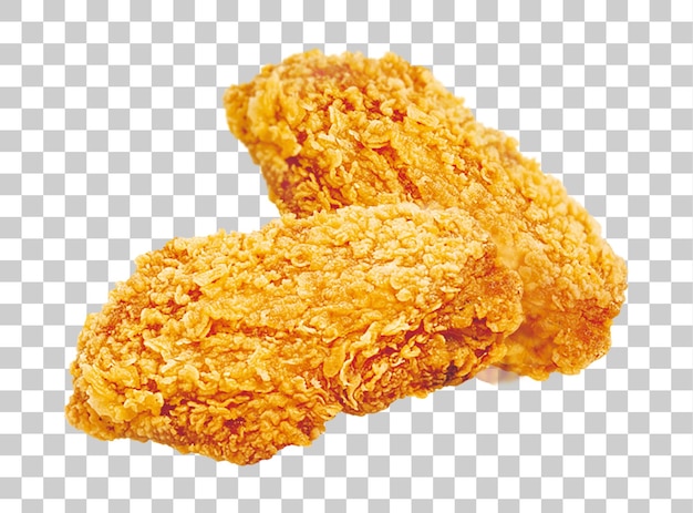 Alas de pollo fritas y crujientes