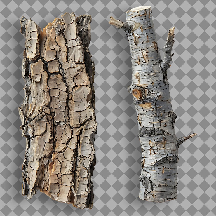 PSD albera di salice bianca tipo di erba salix alba forma di erba secca ba oggetto isolato su sfondo pulito