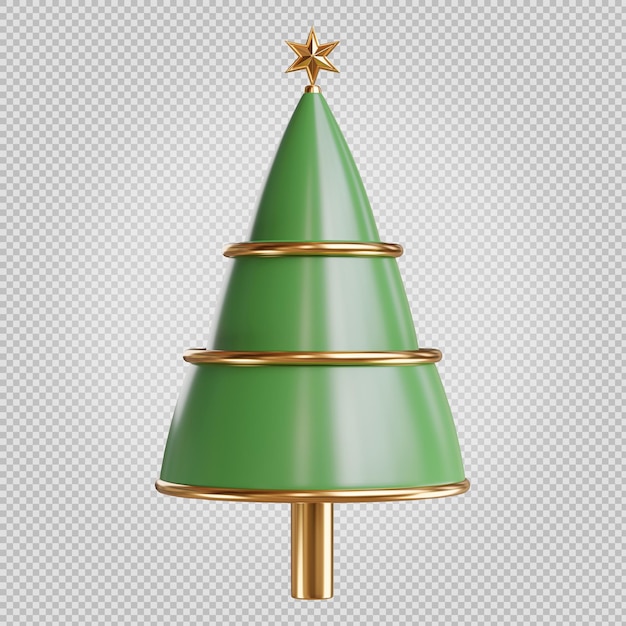 Albero di Natale stagione invernale 3d