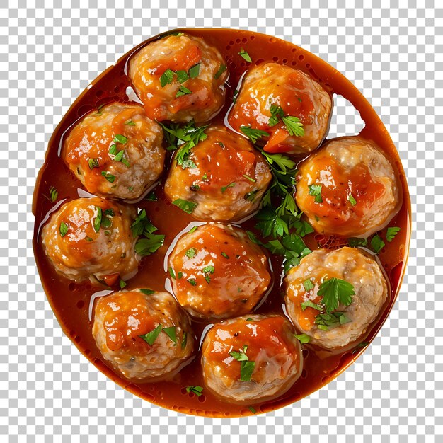 PSD albondigas png com fundo transparente