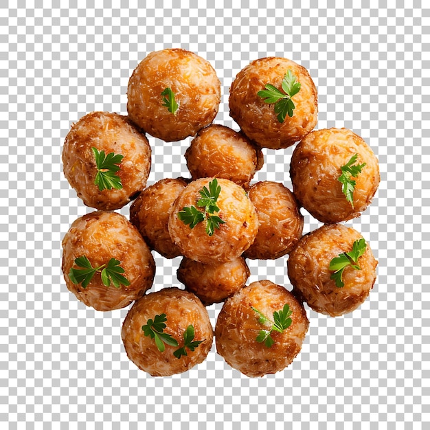 PSD albondigas png avec un fond transparent