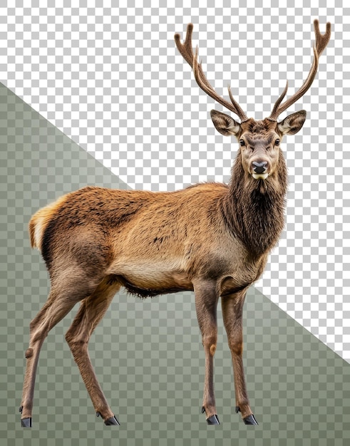 Alce castanho em um cenário natural ao ar livre cortado stock png