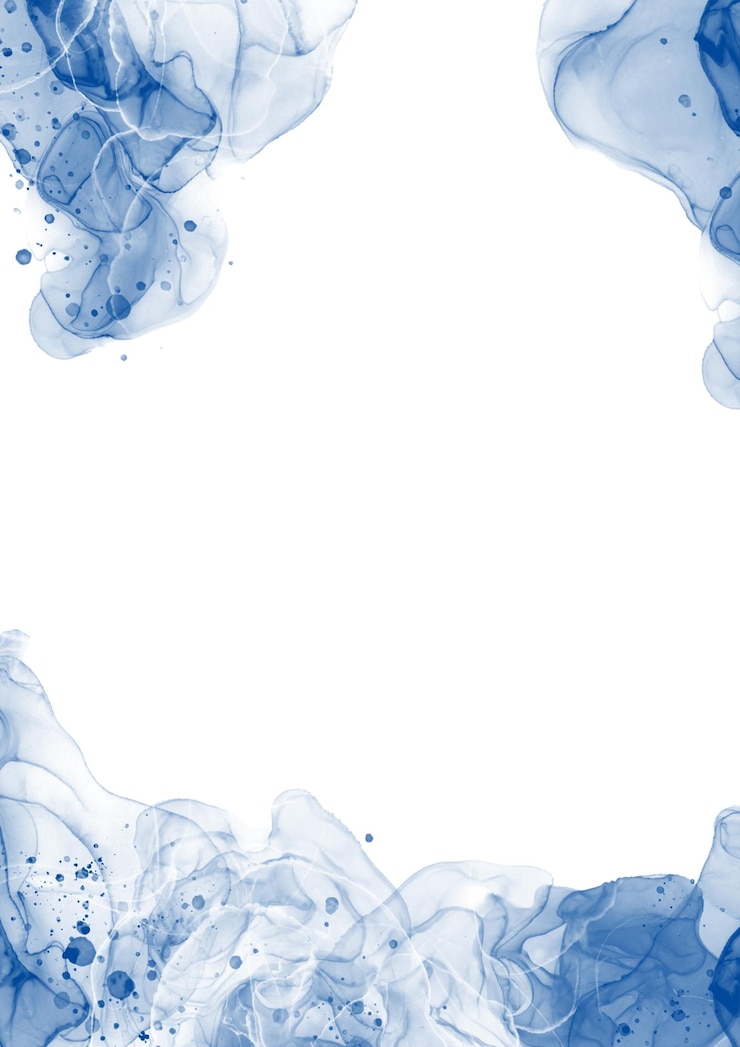 PSD alcohol ink illustration with transparency overlay navy color