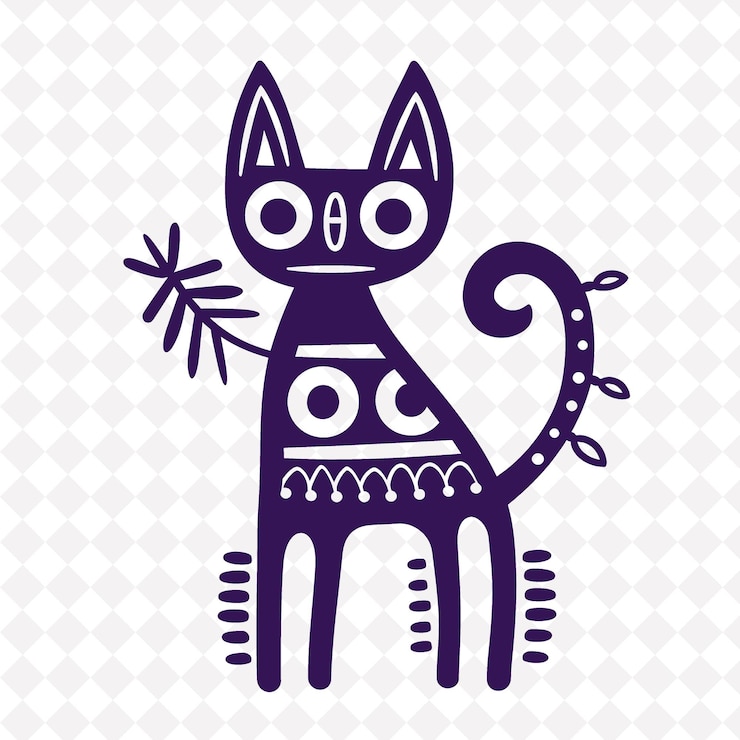 PSD alebrijes mit einem handgezeichneten stil-design mit einem launischen kreativen mexiko-symbol-vektor-design