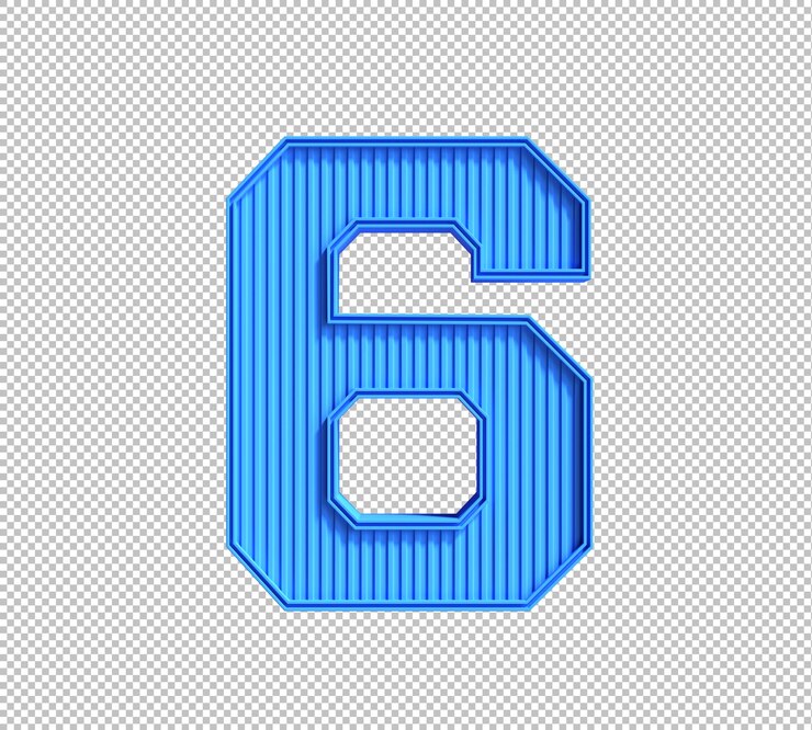 PSD alfabeto 3d sobre fondo transparente