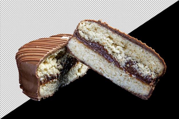 PSD alfajor relleno de chocolate