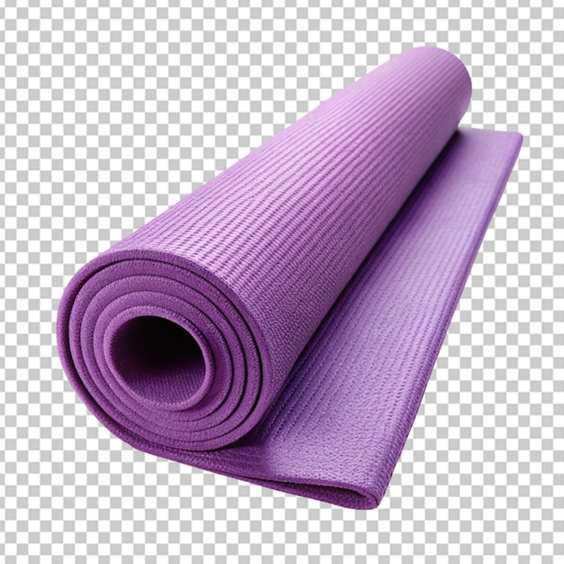 PSD alfombra de yoga de fondo transparente