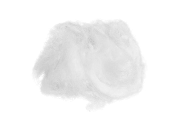 algodón absorbente blanco sobre un fondo limpio