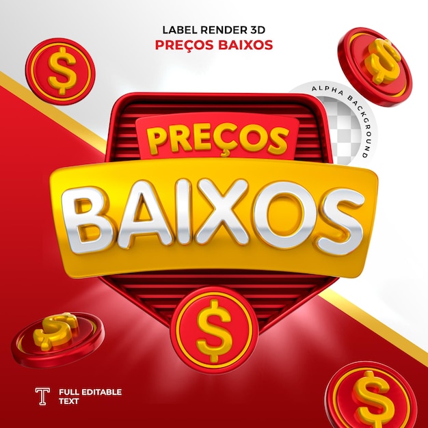 Alimentação de redes sociais supermercado baixo preço para vendas