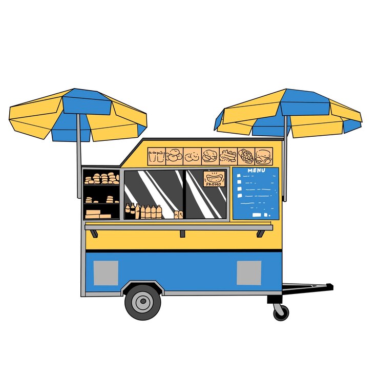 PSD alimentação de rua