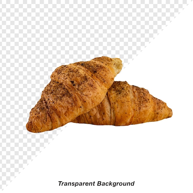 Alimenti da panetteria a sfondo trasparente