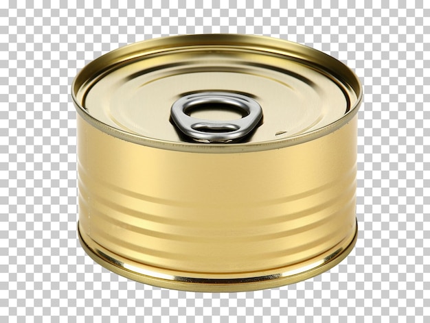 Los alimentos enlatados pueden aislarse sobre un fondo transparente png psd