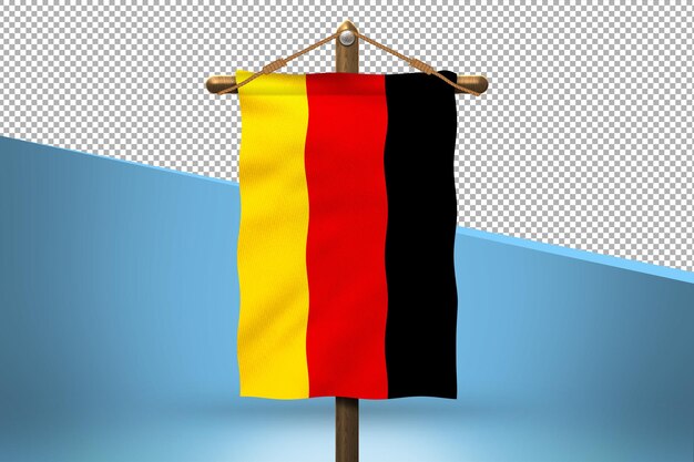 PSD allemagne hang flag design background