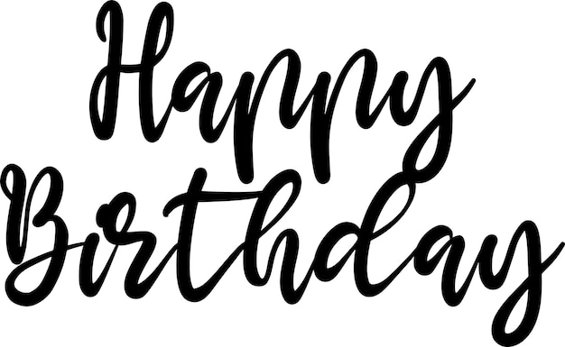 Alles Gute zum Geburtstag Kalligraphie