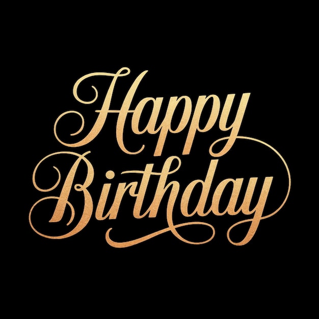 Alles Gute zum Geburtstag Kalligraphie