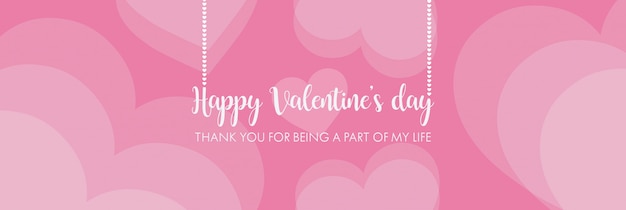 Alles Gute zum Valentinstag Banner