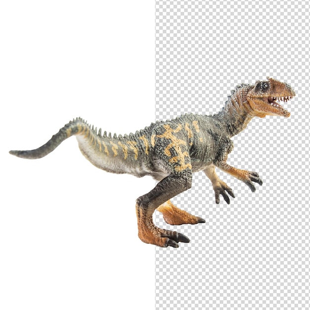 PSD allosaurus-dinosaurier-monster-dinosaurier isoliert