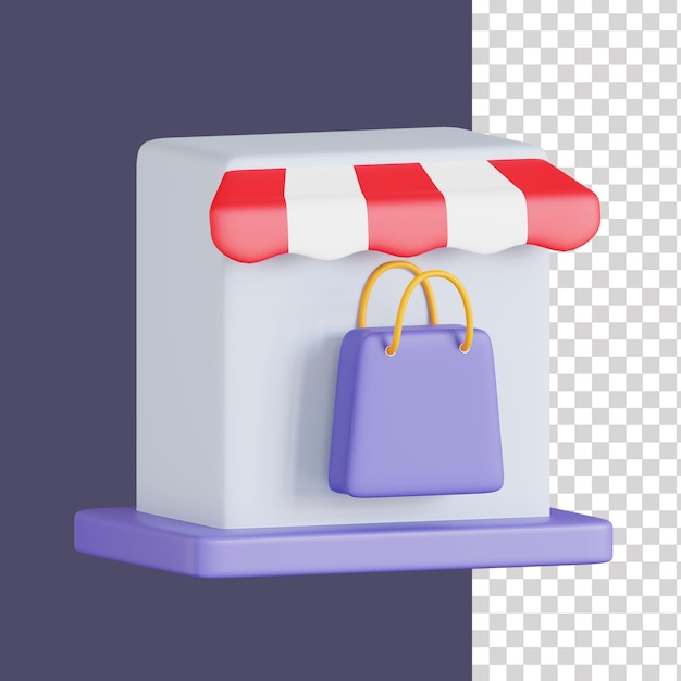 Almacenar icono 3D