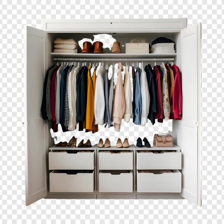 PSD almirah ou cupboard png isolado em fundo transparente